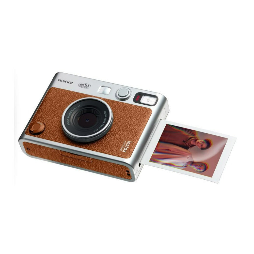 Fujifilm Instax Mini Evo 1/5-Inch CMOS F2.0 Aperture Instant Camera (Brown)