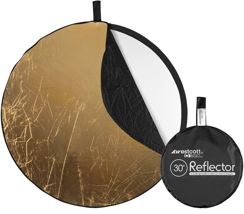Westcott Collapsible 5-in-1 Reflector with Gold Surface (30in)