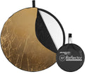 Westcott Collapsible 5-in-1 Reflector with Gold Surface (30in)