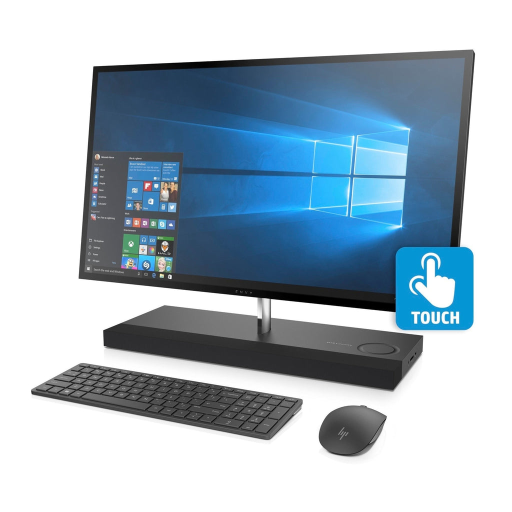 HP Envy 27-b245se 27" QHD Touch All-in-One PC, Intel Core i7-8700T, 16GB RAM, 256GB SSD + 1TB HDD, GTX 1050 4GB (Certified Refurbished)