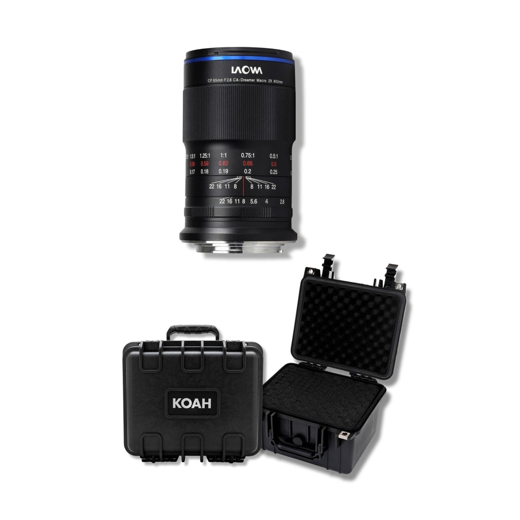 Laowa 65mm f/2.8 2x Ultra Macro APO Lens for Fuji X with Hard Case Bundle