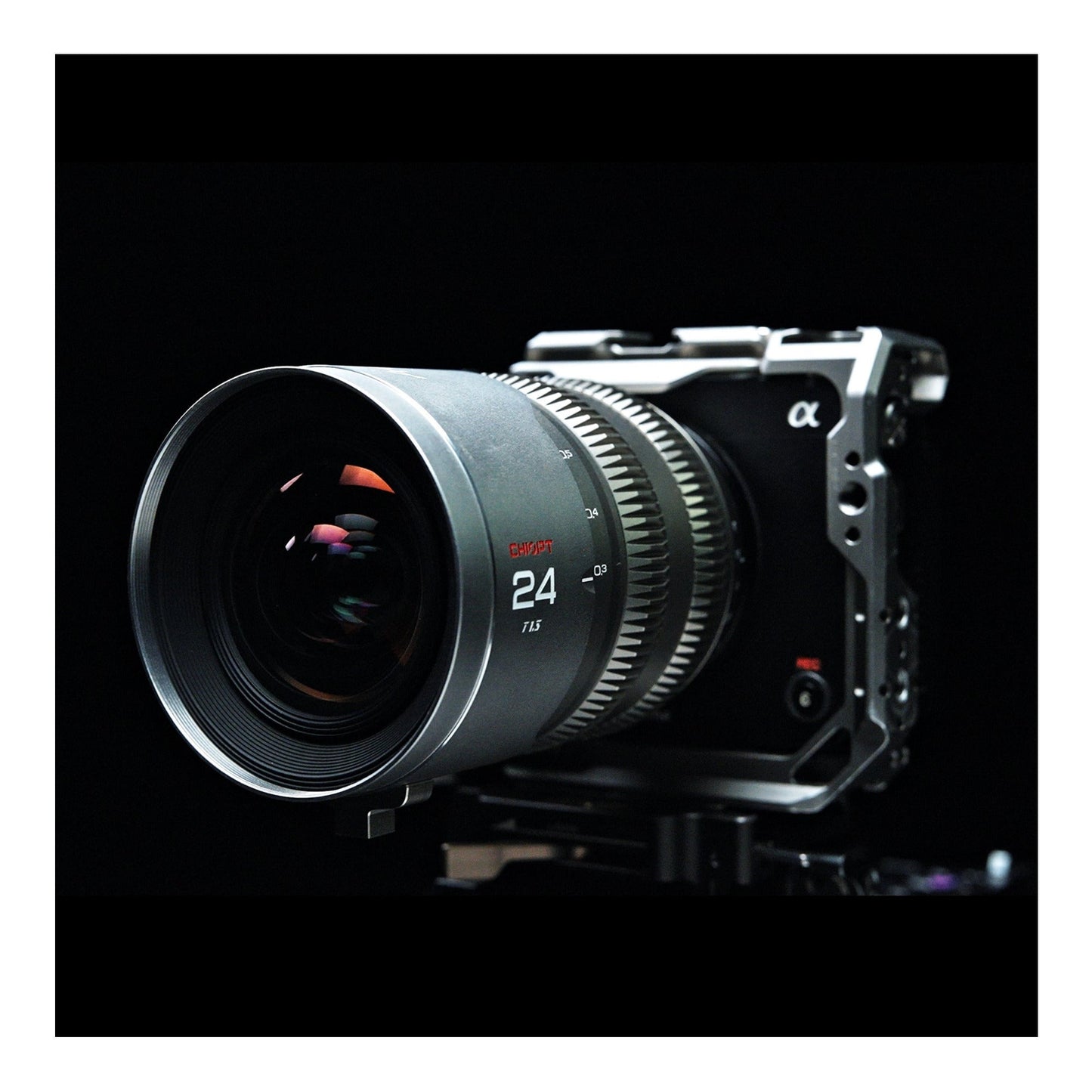 CHIOPT AURA 24mm T1.5 Cinema Lens (Sony E-Mount) Full-Frame Wide-Angle Prime with Superfast Aperture