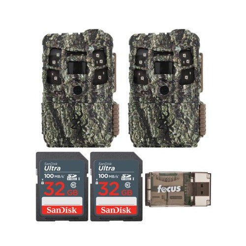 Browning Defender Pro Scout MAX Trail Camera with Memory Card Bundle (2-Pack)