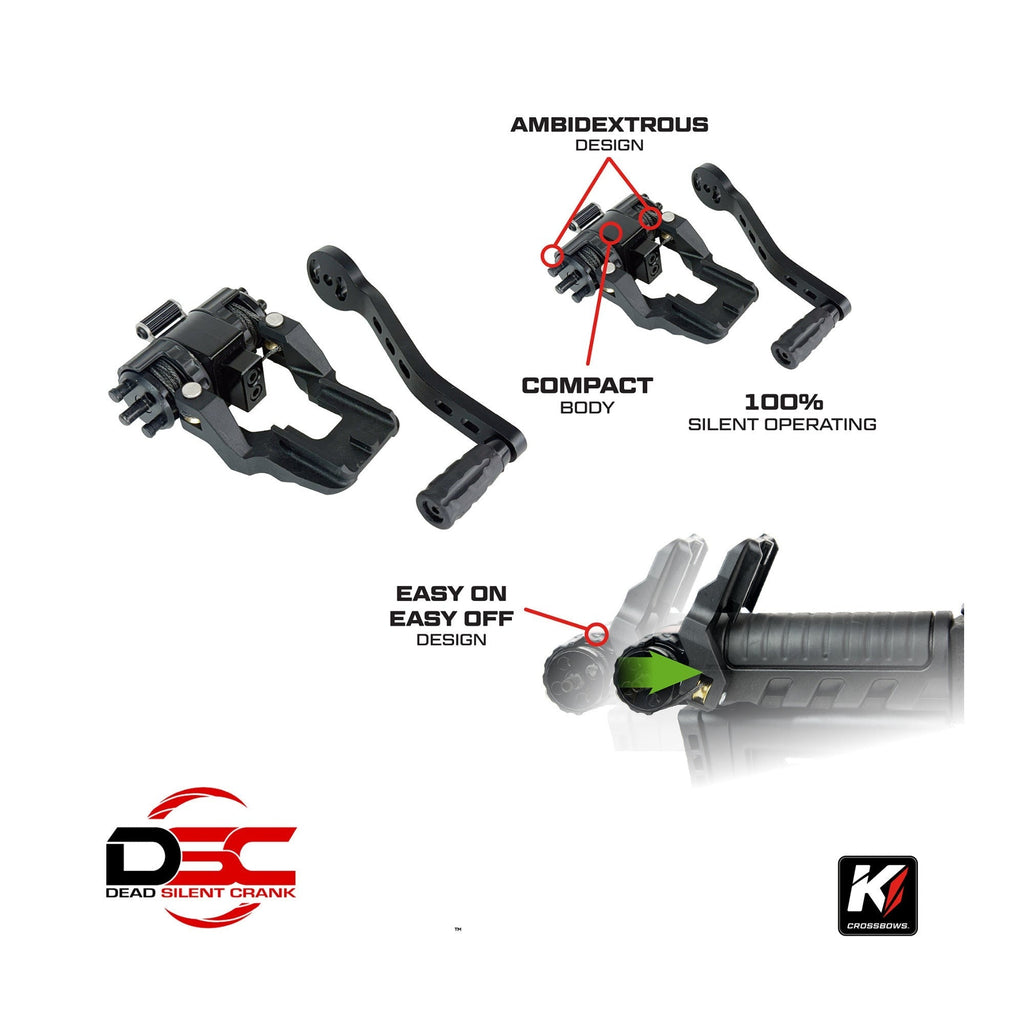 Killer Instinct LogiX DC 435 FPS Crossbow Bundle with Crank, Bolts, Case and Broadheads