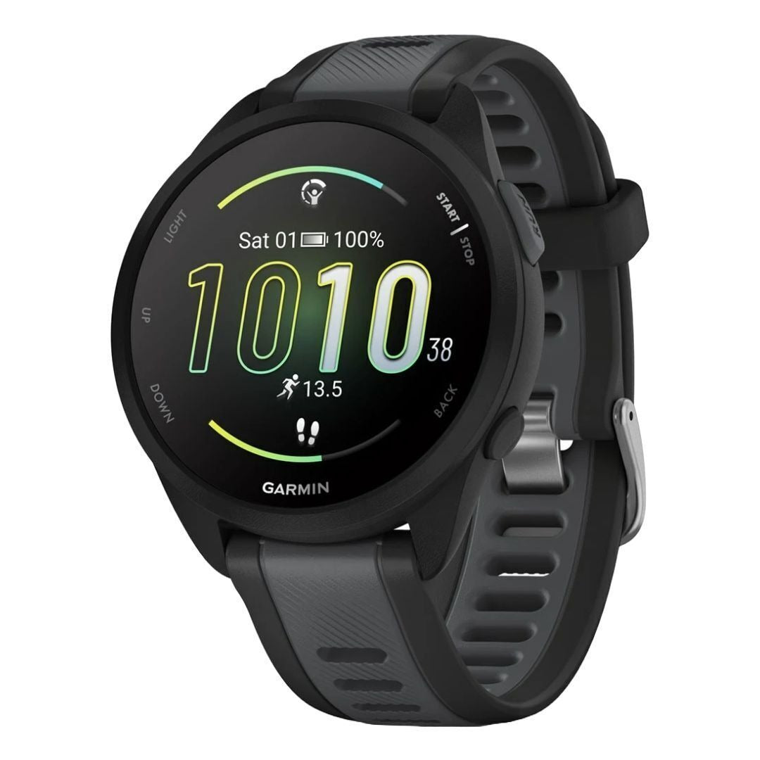 Garmin Forerunner 165 GPS Running Smartwatch (Black/Slate Gray) (Used)
