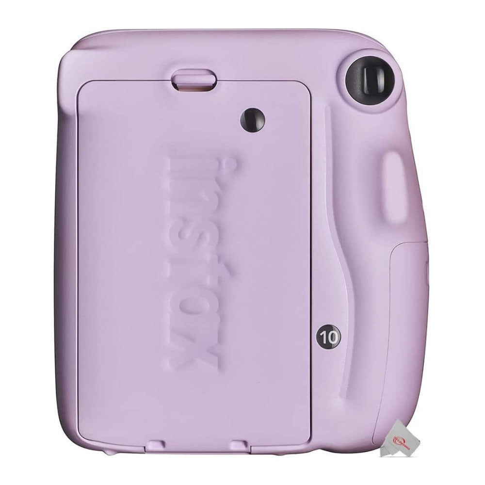 Fujifilm instax Mini 11 Instant Camera (Lilac Purple) with Film Two Pack Bundle