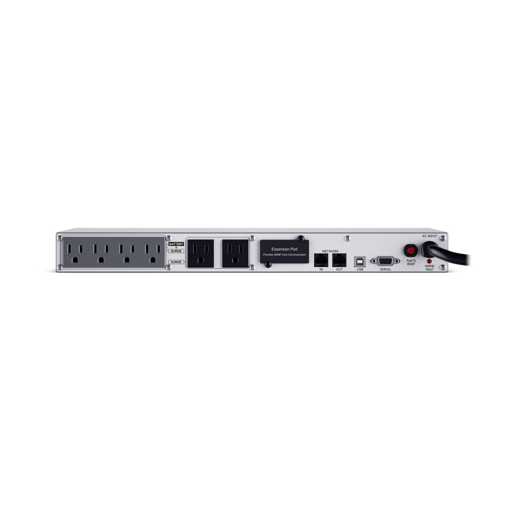 CyberPower OR500LCDRM1U UPS Backup and Surge Protector with 500VA/300W Capacity