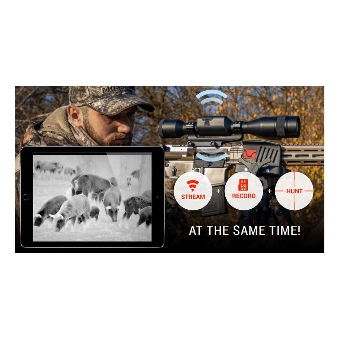 ATN ThOR 5 640x480 5-40x 12 Micron Weather-Resistant Smart HD Thermal Rifle Scope (Black)