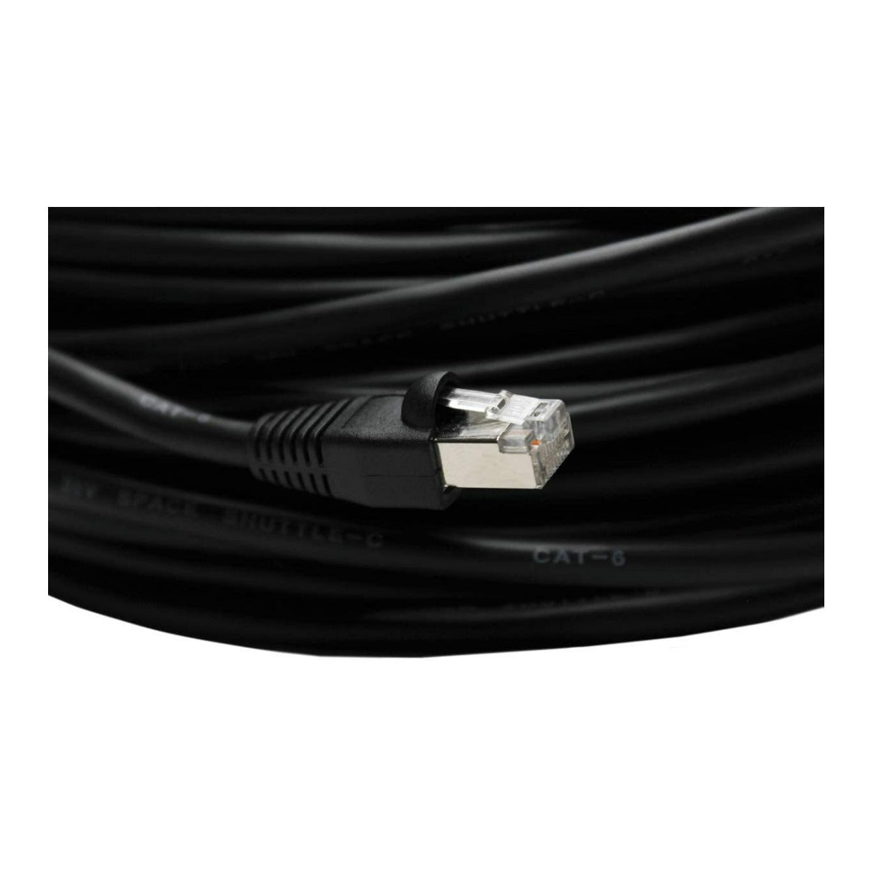 Lorex 200-Feet CAT6 Waterproof, and Fire-Resistant Cable (Black) 2-Pack