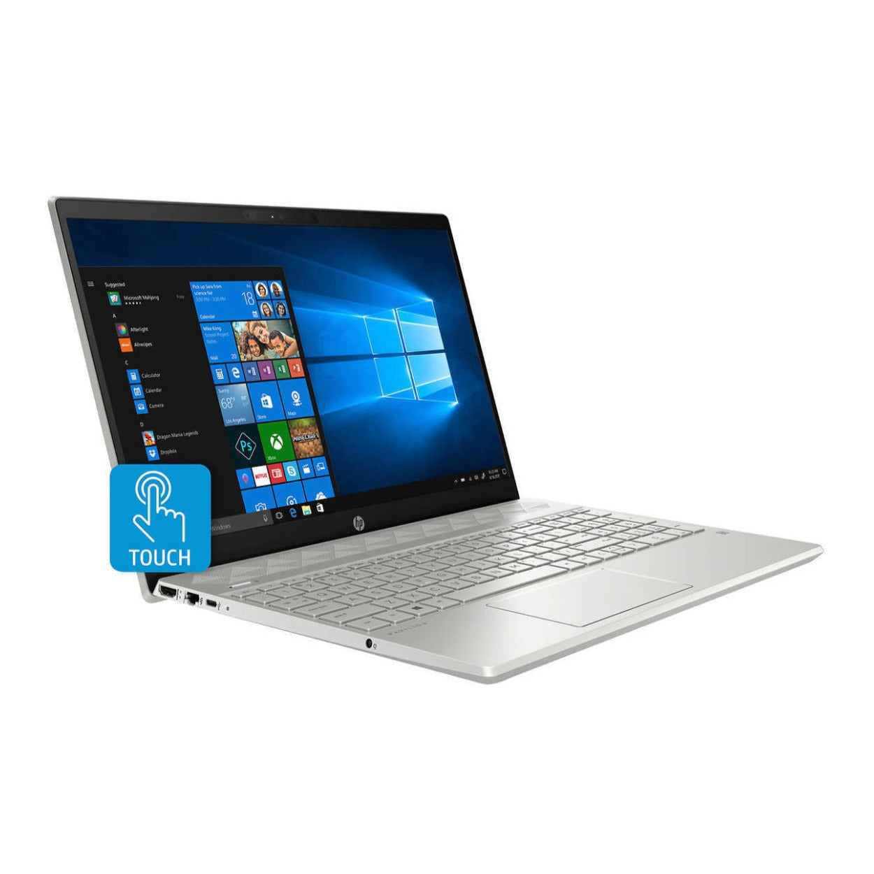HP Pavilion 15-cs0093 15.6" FHD Touch Laptop, Intel Core i7-8550U, 12GB RAM, 1TB HDD, NVIDIA GeForce MX150 2GB (Certified Refurbished)