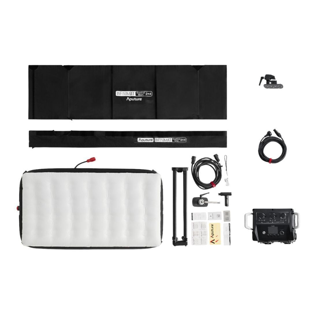 Aputure INFINIMAT 2x4 Feet V-Mount Kit of Full-Color Pixelated LED Light Mat with Inflatable Softbox
