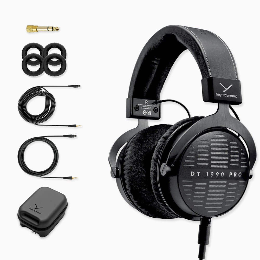 Beyerdynamic DT 1990 Pro MKII Open-back Studio Headphones for Mixing (Black)