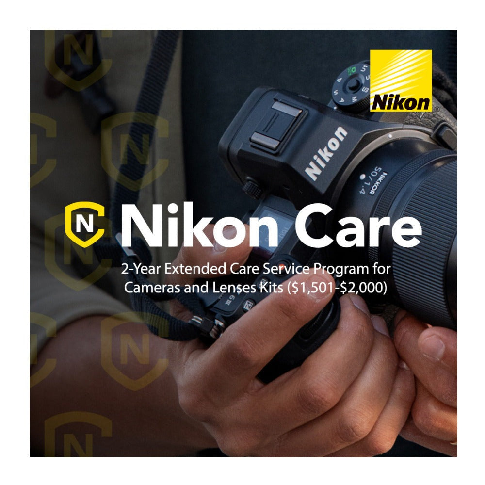 Nikon Care 2-Year Extended Warranty Plan for Cameras and Lenses Kit ($1,501-$2,000)
