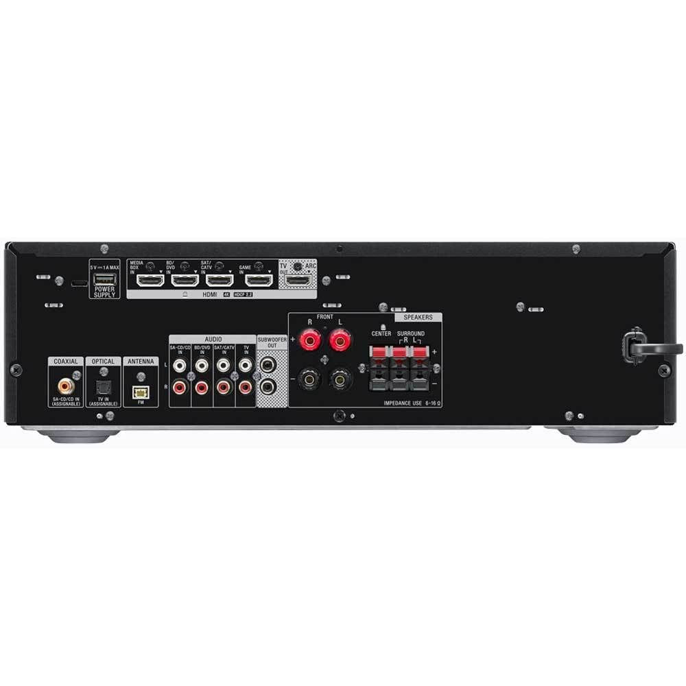 Sony STRDH590 5.2ch Home Theater AV Receiver with Sony Bookshelf Speaker Bundle