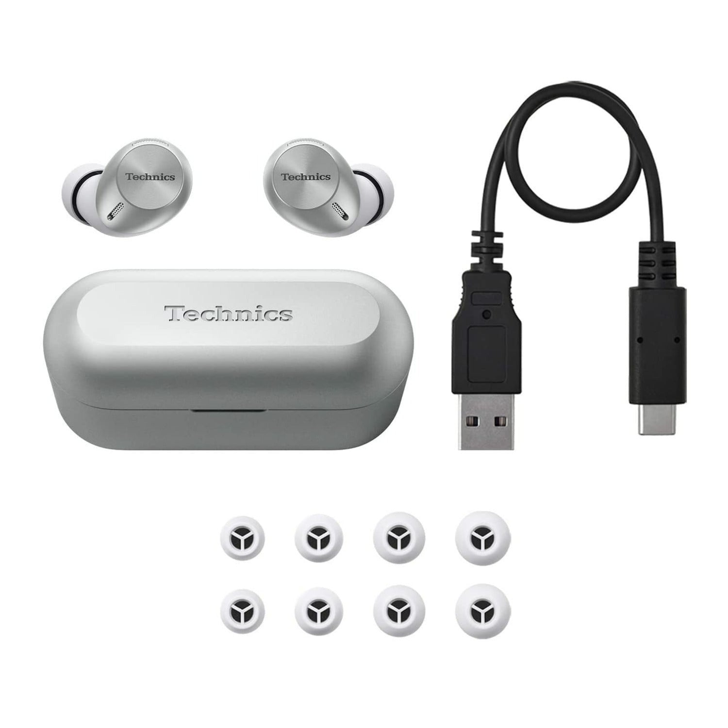 Technics EAH-AZ40-S True Wireless Earbuds (Silver)