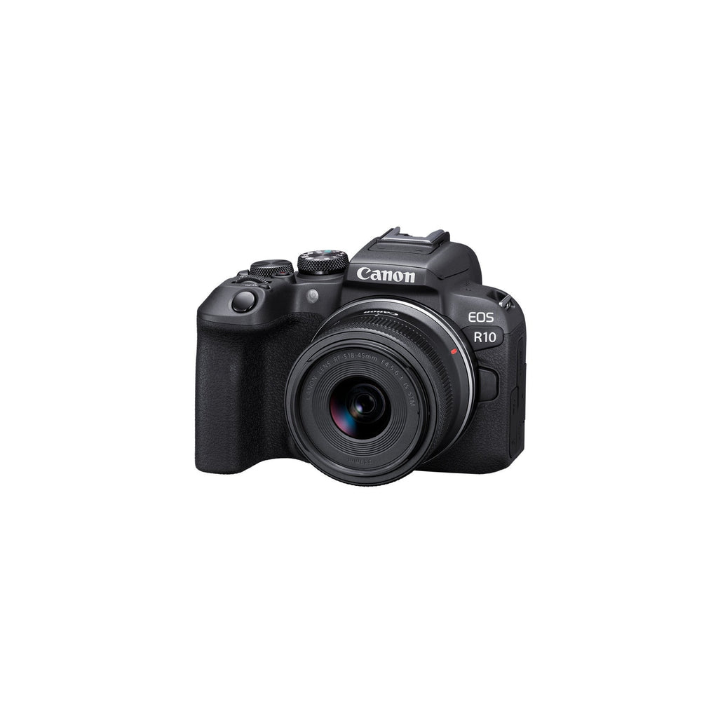 Canon EOS R10 Mirrorless Camera with 18-45mm Lens Content Creator Bundle