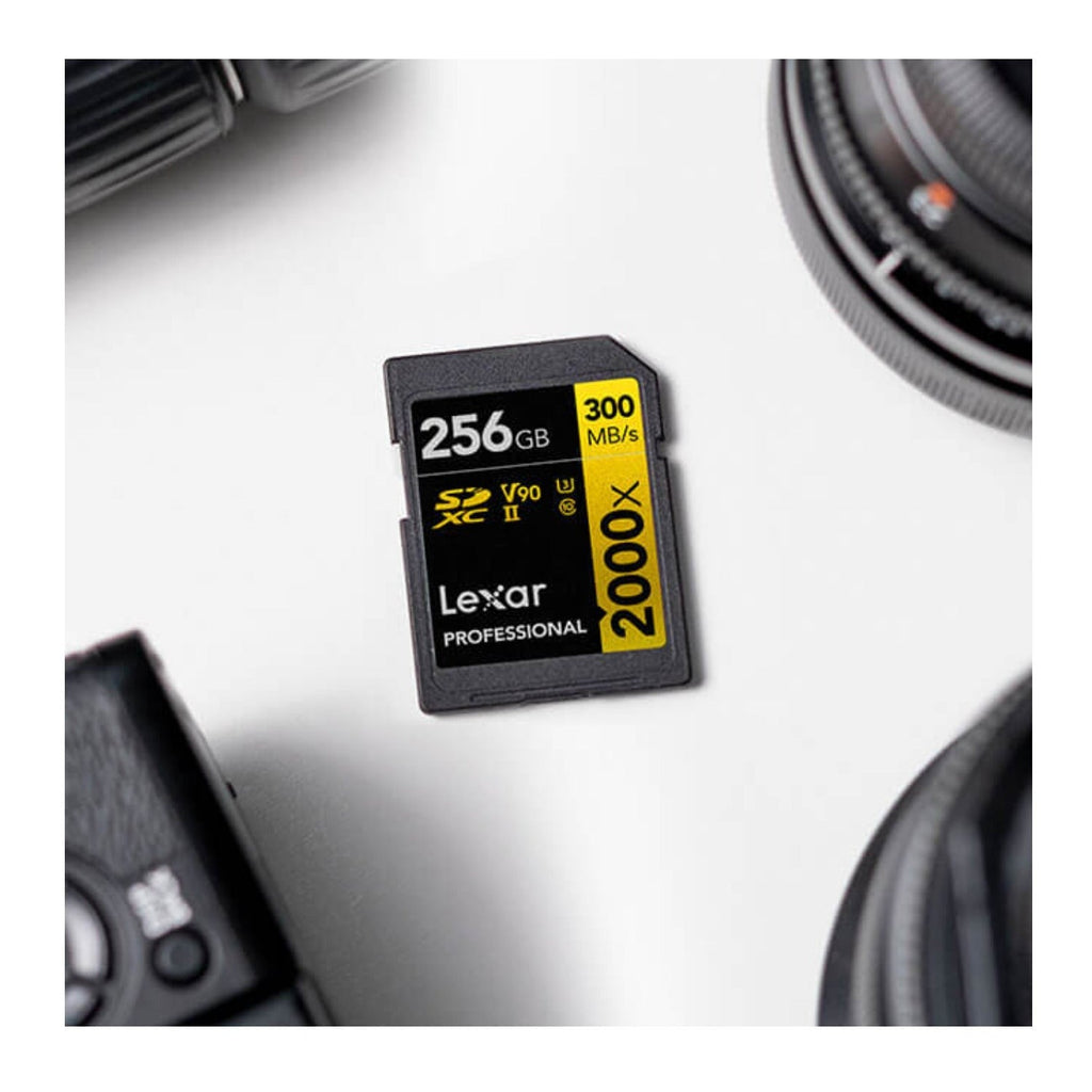 Lexar Professional 256GB 2000x UHS-II SDXC Memory Card