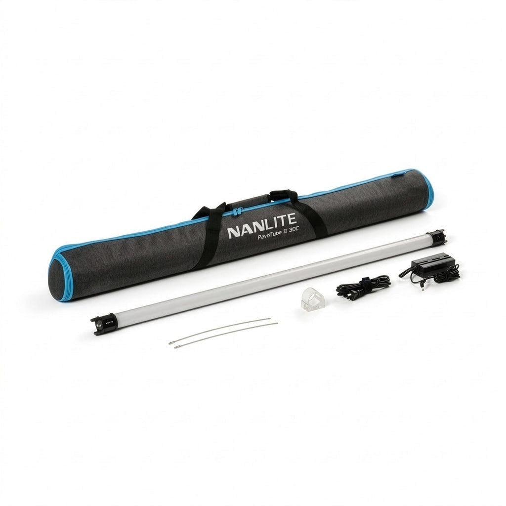 Nanlite PavoTube II 30C 4ft RGB LED Tube Light 2700-7500K Bundle