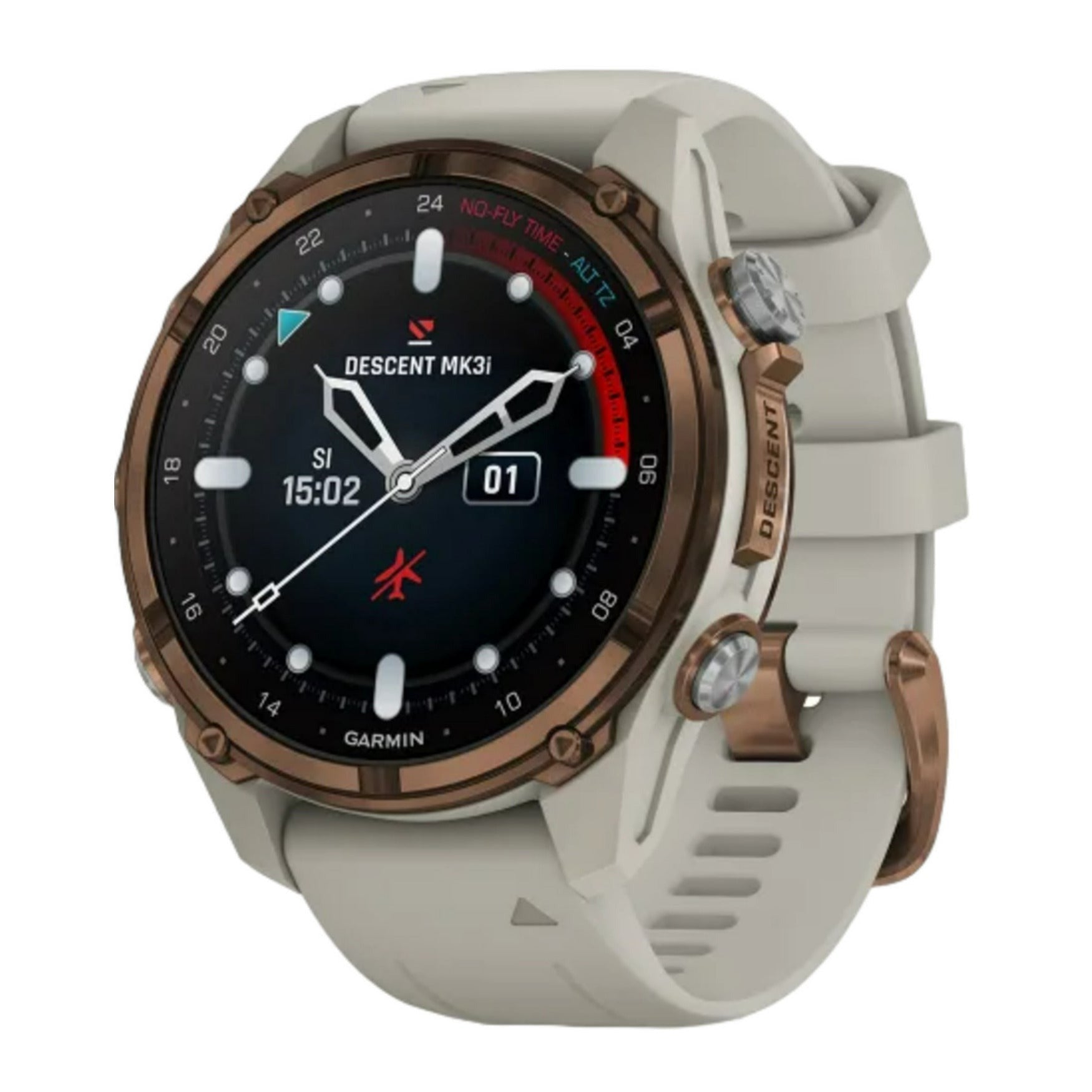 Garmin Descent Mk3i Watch Style-Dive Computer (43mm, Bronze/Gray) Bundle