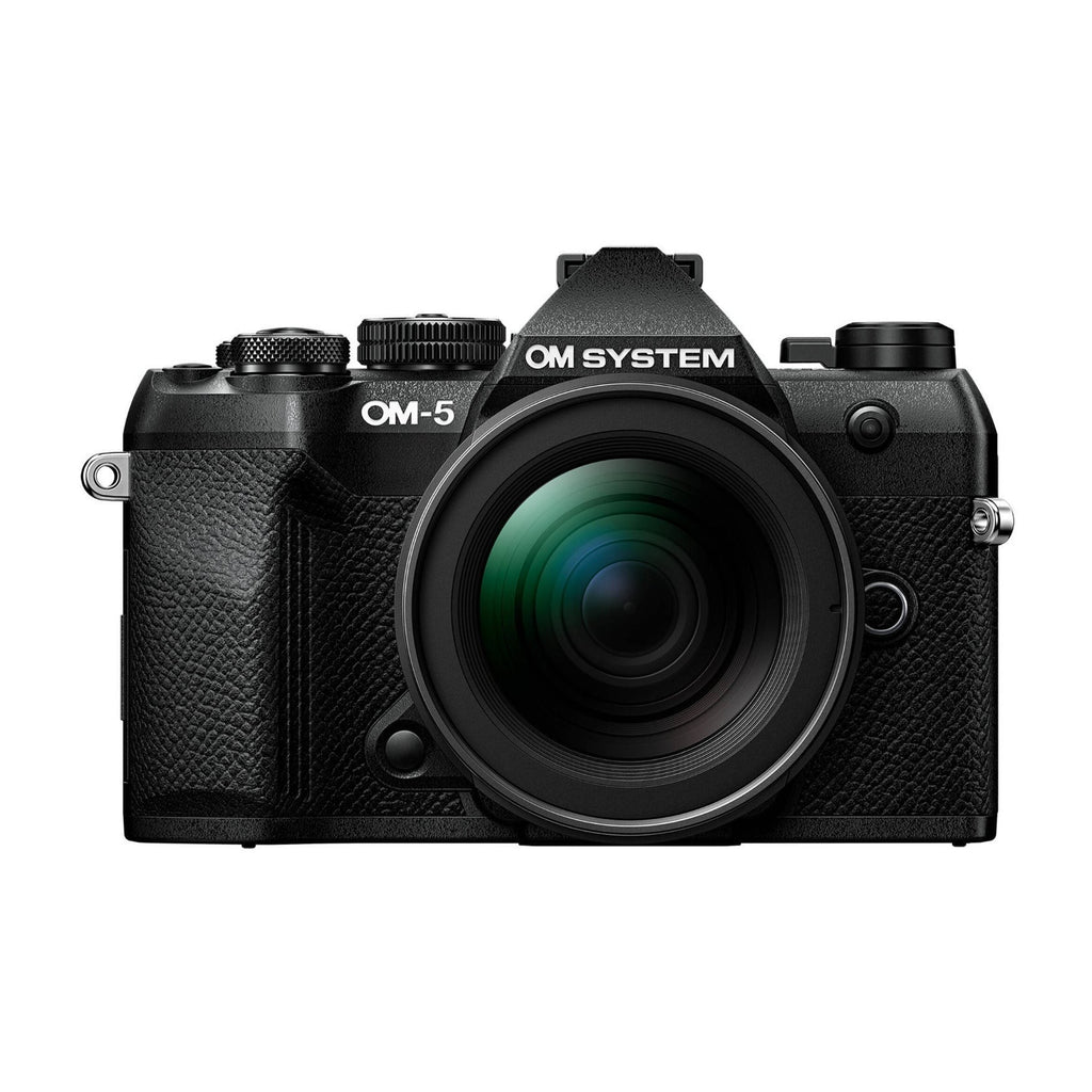 OM SYSTEM OM-5 Mark II Camera with 12-45mm f/4 Lens (Black) & 40-150mm f/4 Lens