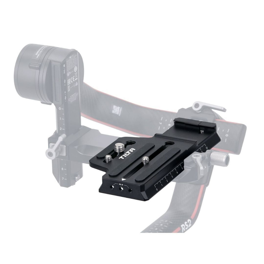 Tilta Manfrotto Quick Release Extender Plate with Aluminum Alloy Body for DJI Gimbals (Black)