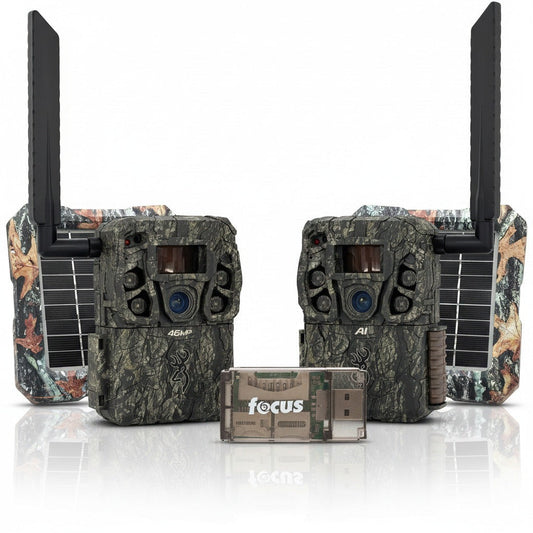 Browning Trail Camera - Defender Wireless Vision Pro HD AI 46MP Bundle
