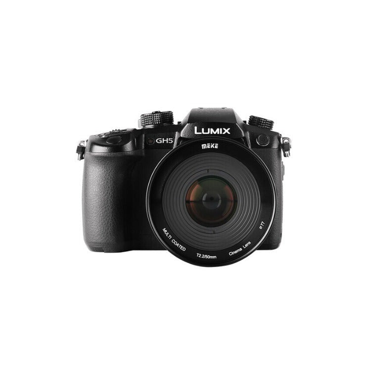 Meike 50mm T2.2 Cinema Prime Lens with 270-Degree Focus Throw (MFT, Feet/Meters)
