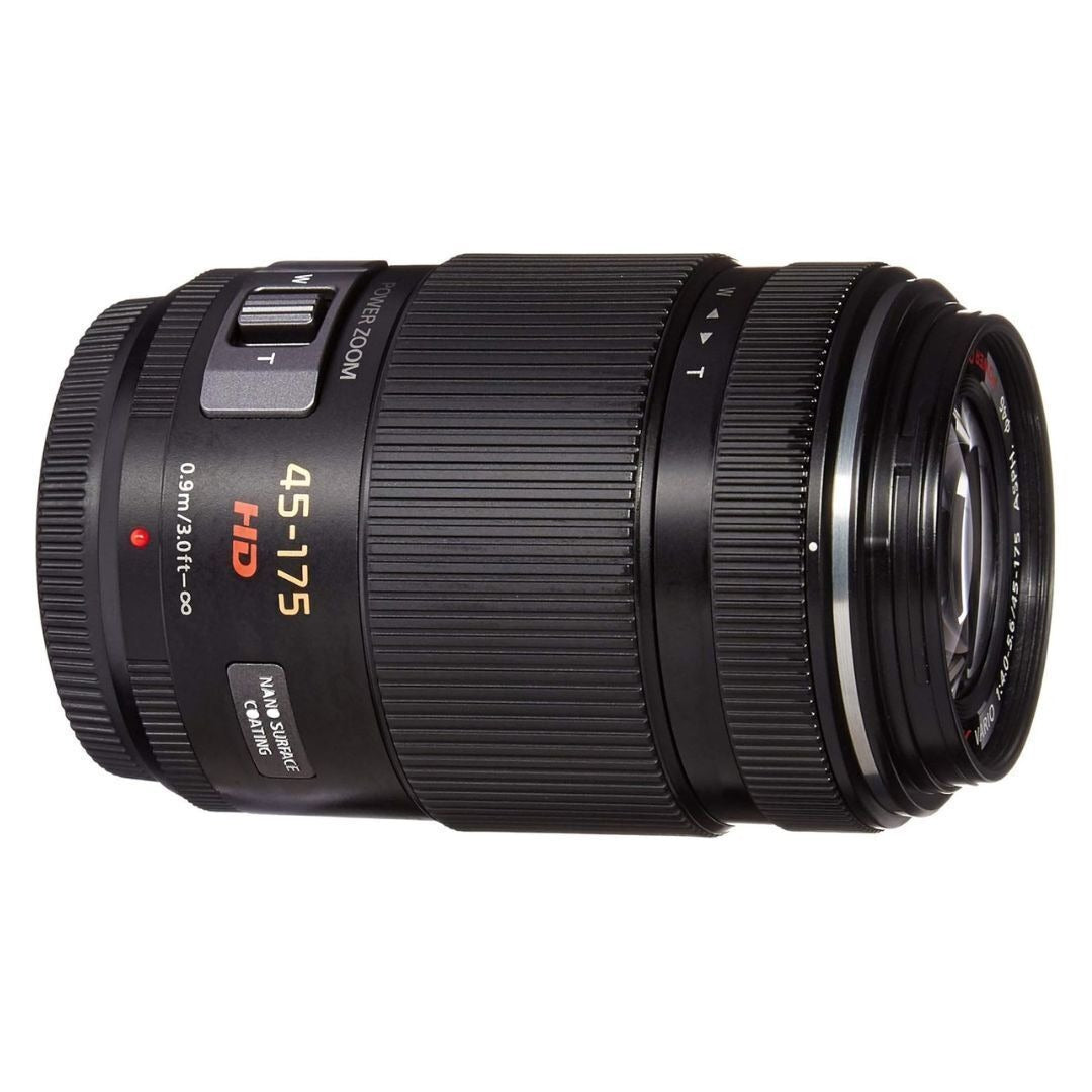 Panasonic LUMIX G X VARIO PZ 45-175mm f/4-5.6 ASPH Power O.I.S. Lens, Black (Certified Refurbished)