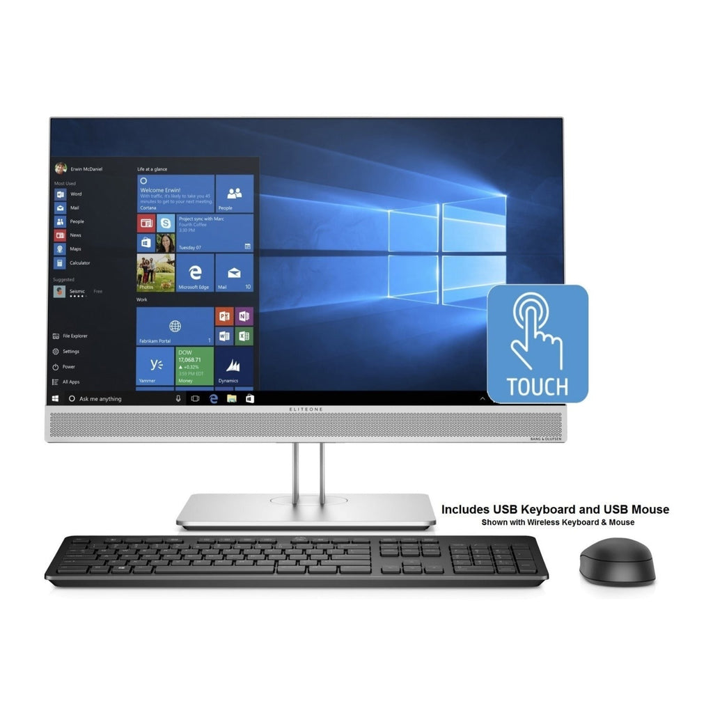 HP EliteOne 800 G5 23.8" FHD Touch All-in-One PC, Intel Core i5-9500, 16GB RAM, 256GB SSD, Windows 10 Pro (Certified Refurbished)