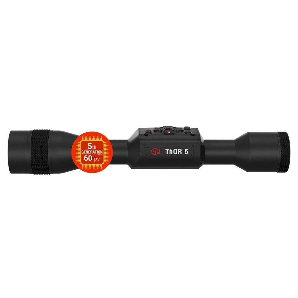 ATN ThOR 5 640x480 3-24x 12 Micron Weather-Resistant Smart HD Thermal Rifle Scope (Black)