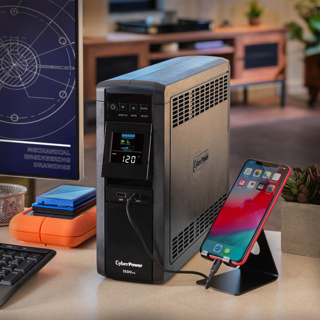 CyberPower CP1500PFCLCD PFC Sinewave UPS Battery Backup and Surge Protector