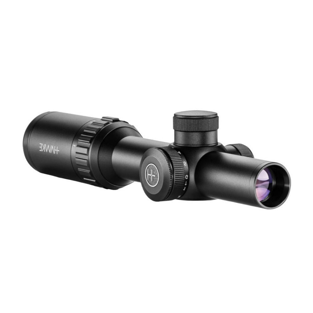 Hawke Vantage IR 1-4x20mm Turkey Dot IR Riflescope Bundle with Mount Rings (M)