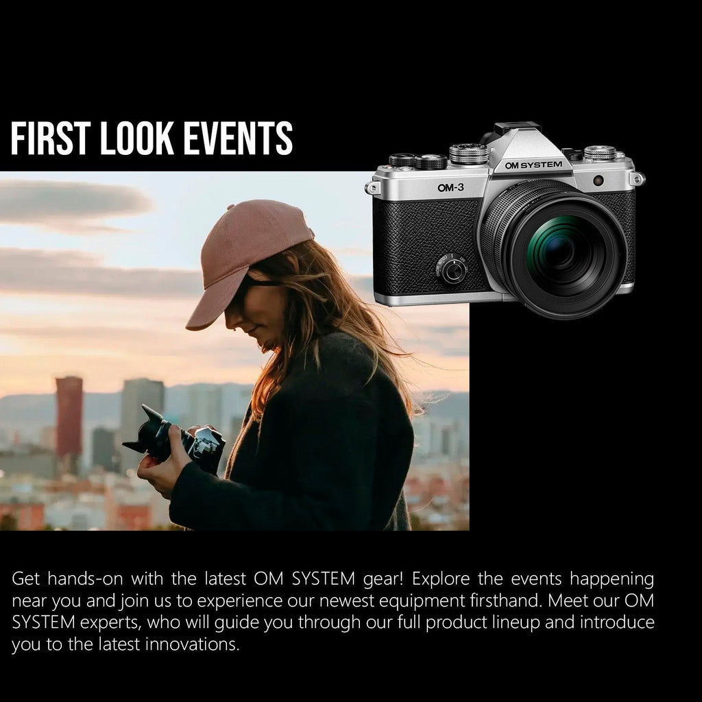 OM SYSTEM Om-3 Mirrorless Micro Four Thirds Lens System Camera and 25mm F1.8 II Lens Bundle