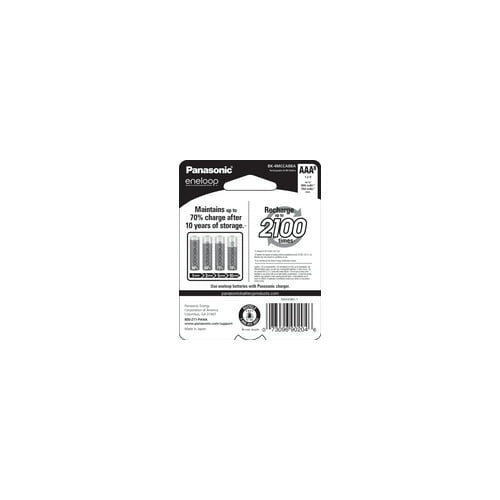 Panasonic Eneloop Ni-MH Pre-Charged Rechargeable AAA (8-Pack)