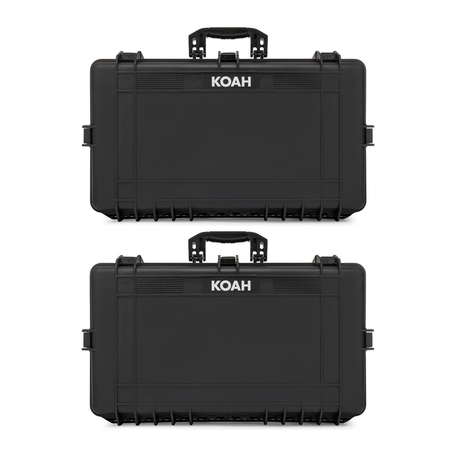 Koah Weatherproof Hard Case with Customizable Foam (28 x 17 x 7 Inch, 2-Pack)