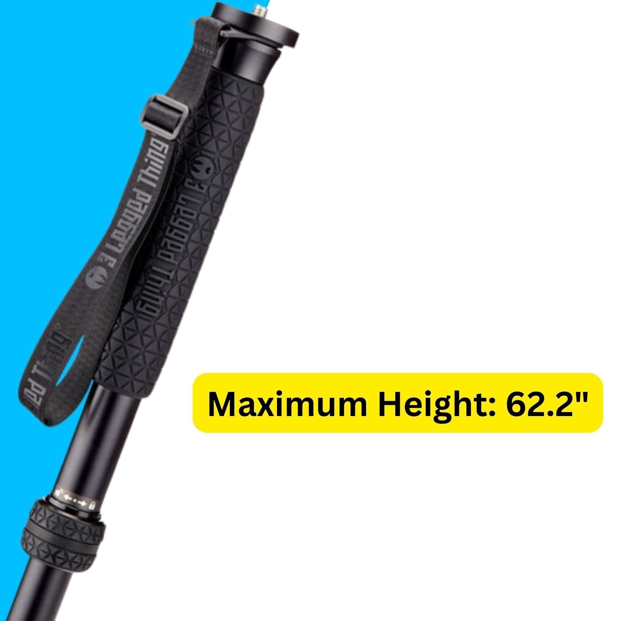 3 Legged Thing Punks Taylor 2.0 Magnesium Alloy 5-Section Monopod with Rugged Foot Stabilizer