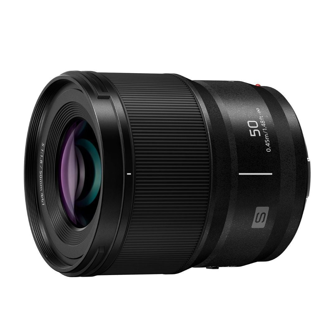 Panasonic Lumix S 50mm f/1.8 Lens, L-Mount, Black (Certified Refurbished)