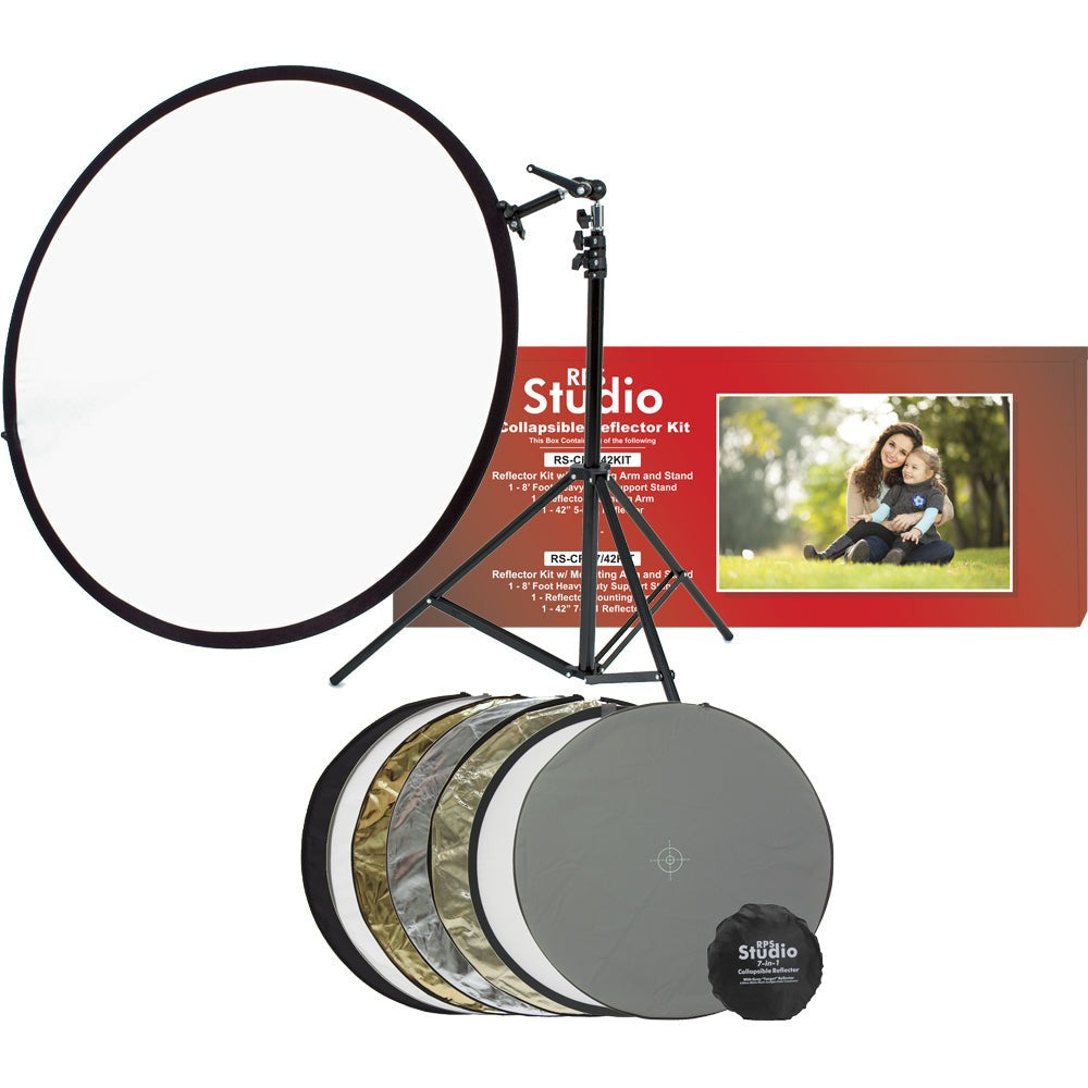 RPS STUDIO 7 in One Reflector 8ft Stand and Arm Kit