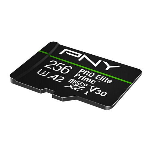 PNY 256GB PRO Elite Prime microSDXC Memory Card with SD Adapter