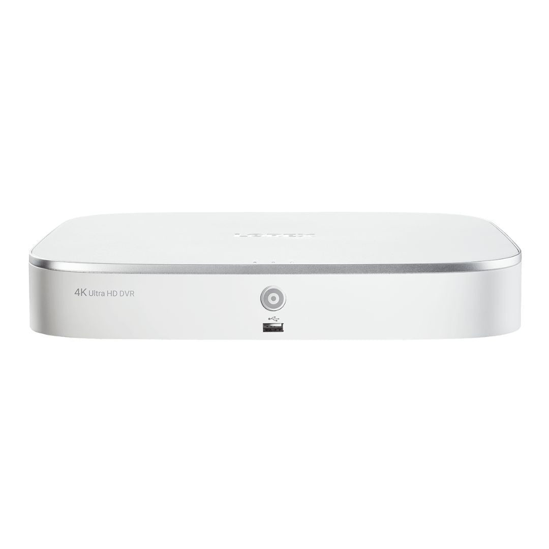 Lorex D841 Series 4K UHD DVR, 8-Channel, Advanced Motion Detection (White) (Certified Refurbished)