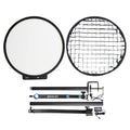 Amaran Verge Max Kit - Charcoal (US) with Light Control Grid and Stand Adapter