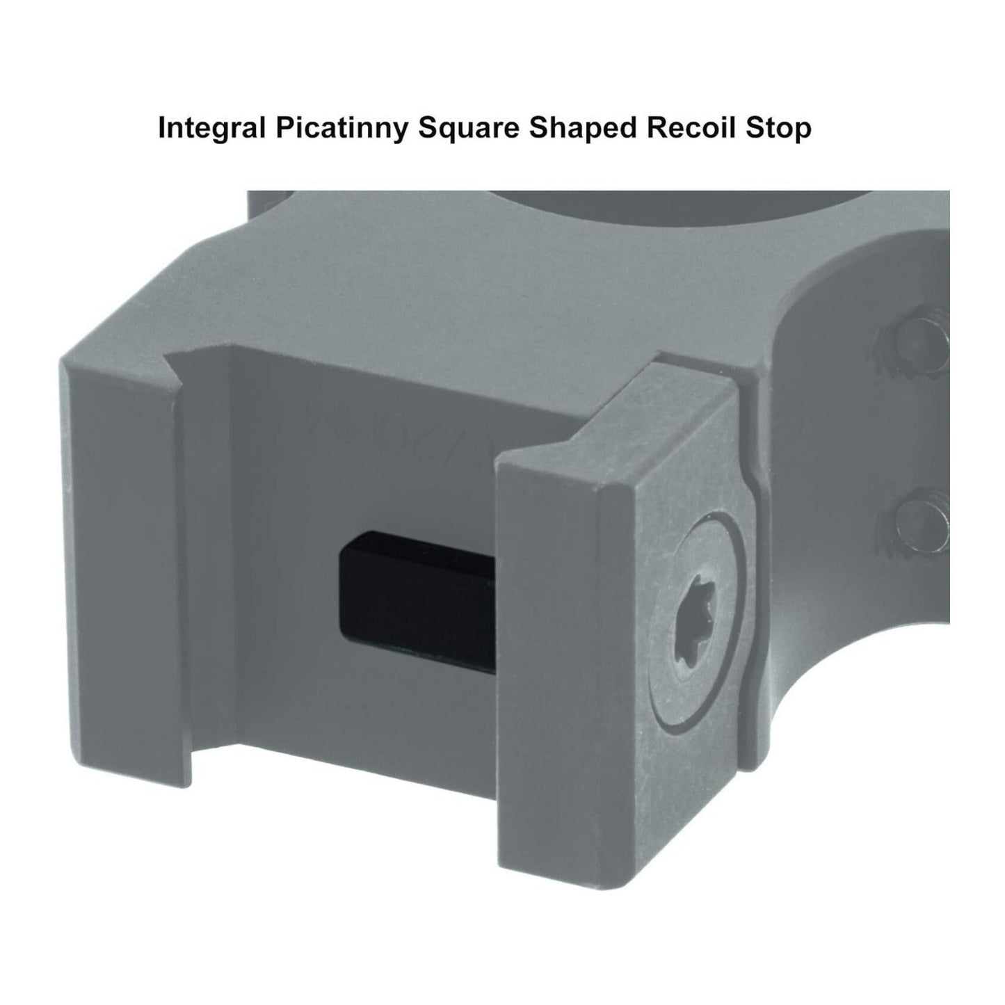 UTG Pro P.O.I 34mm Matte Black Aluminum Alloy and Steel Picatinny Scope Rings