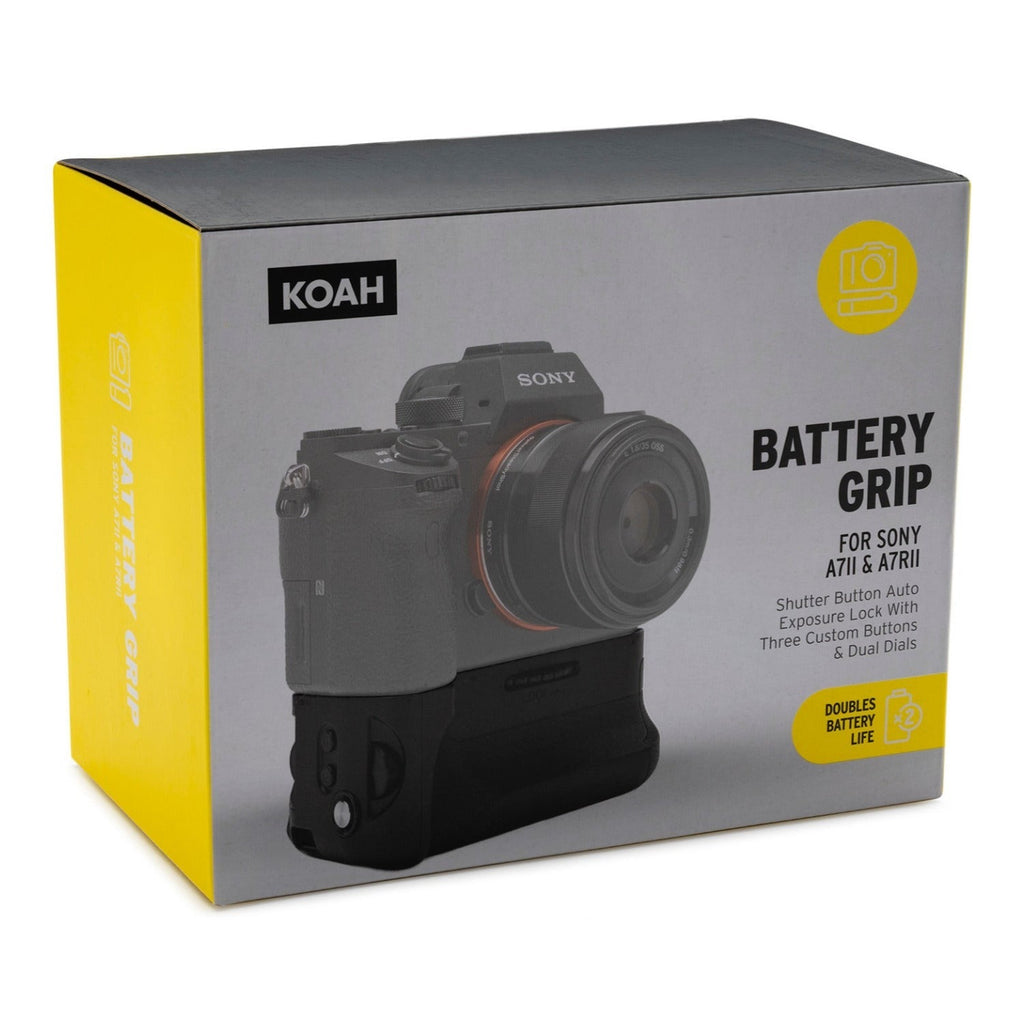 Koah Battery Grip for Sony a7 II and a7r II Cameras