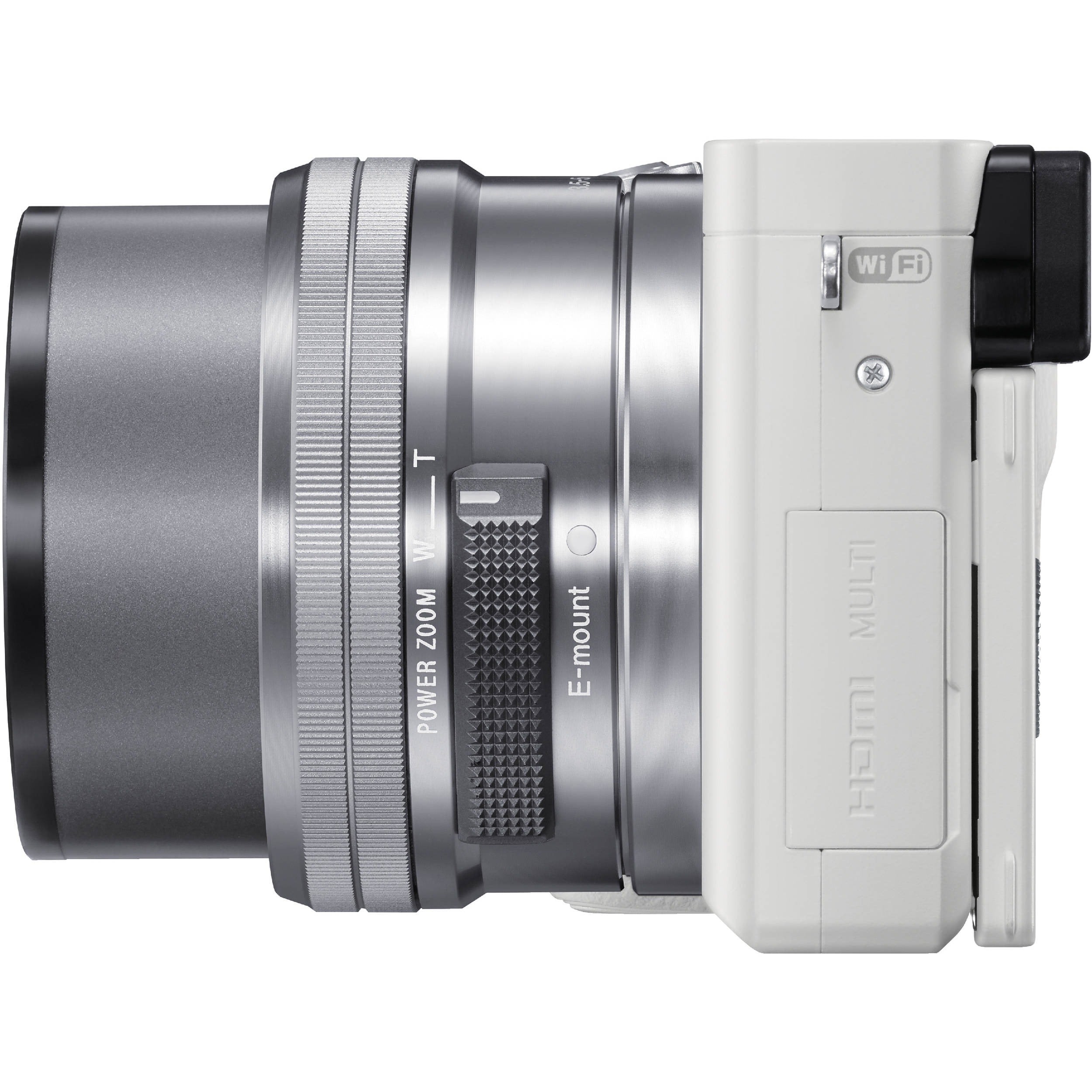Sony Alpha a6000 24.3MP Mirrorless Digital Camera with 16-50mm Lens (White)