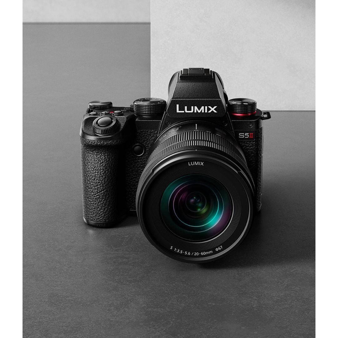 Panasonic LUMIX S5II Hybrid Full-Frame Mirrorless Camera with 20-60mm Lens (Black) (Certified Refurbished)