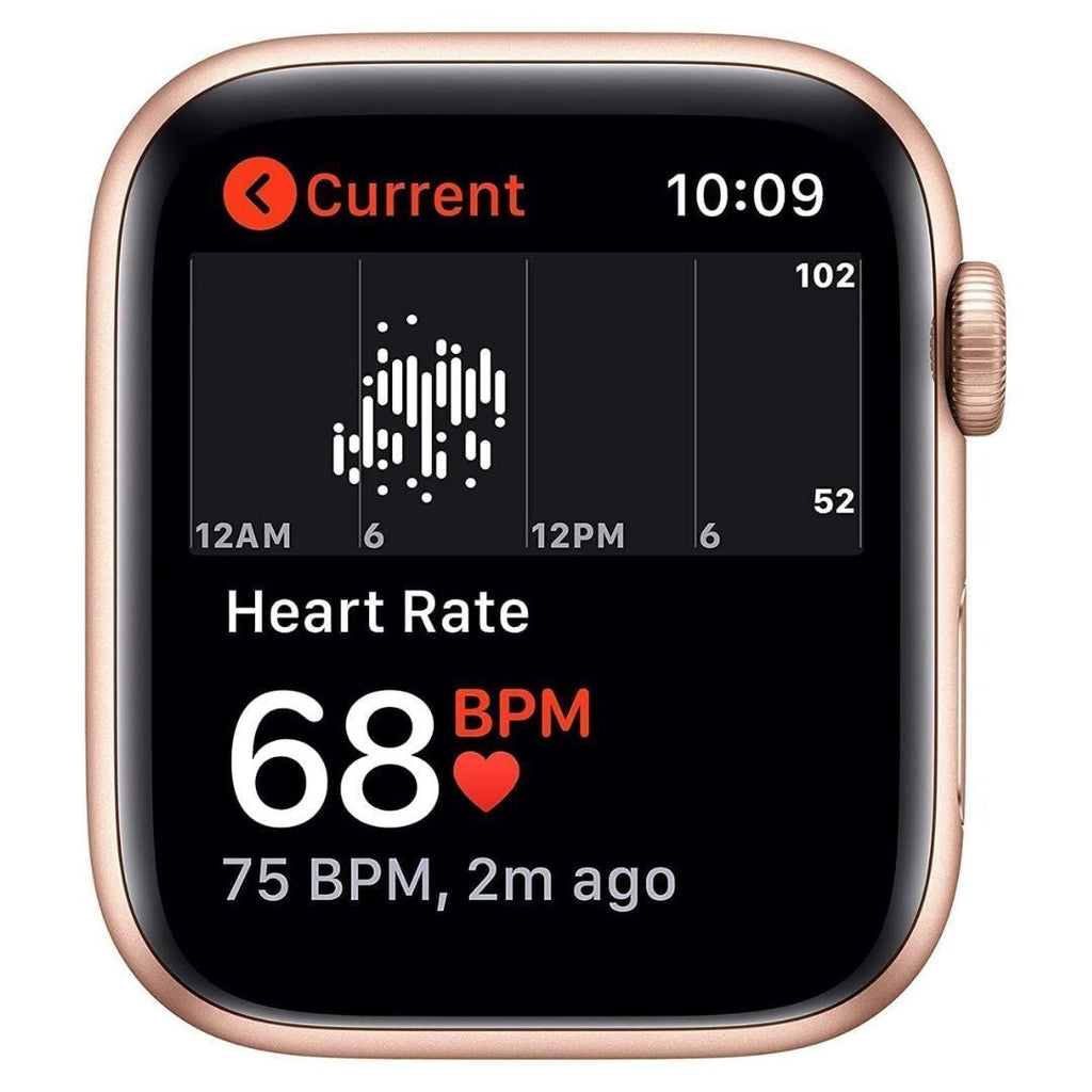 Apple Watch SE | GPS | 40mm | Gold Aluminum Case| Starlight Sport Band | Renewed Premium