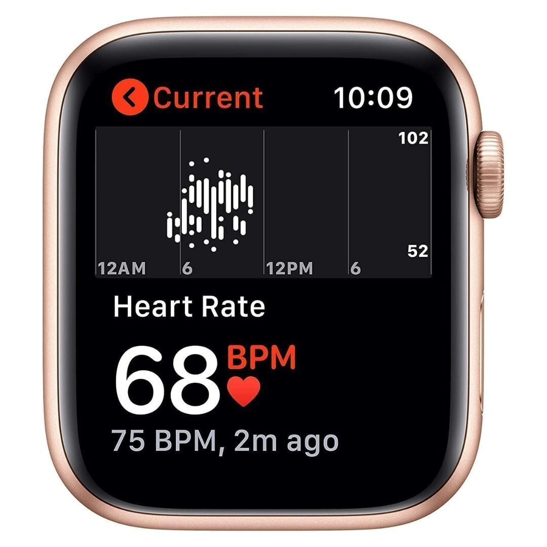 Apple Watch SE | GPS | 40mm | Gold Aluminum Case| Starlight Sport Band | Renewed Premium