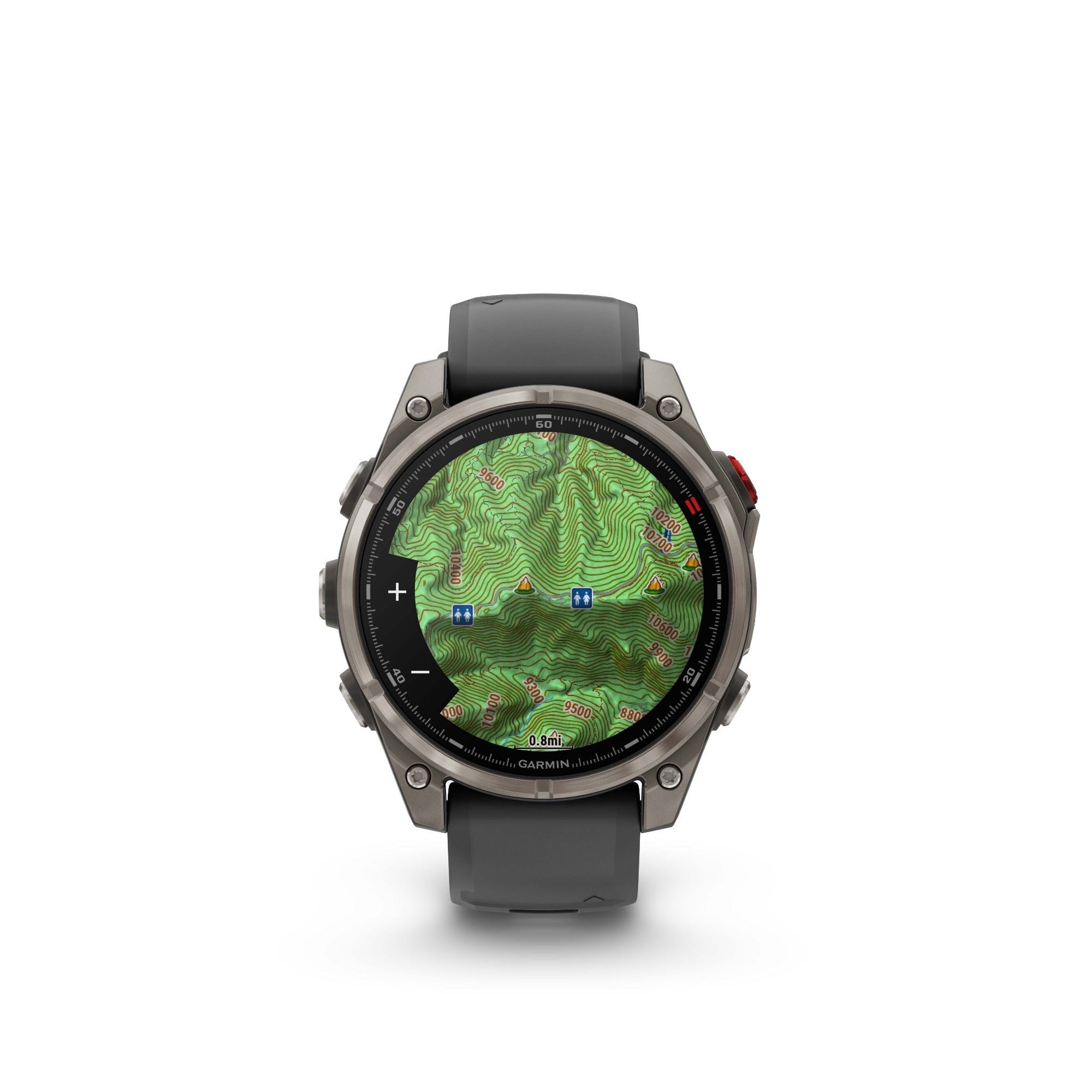 Garmin fenix 8 Pro Sapphire 47mm AMOLED (Titanium/Black) GPS Smartwatch Bundle