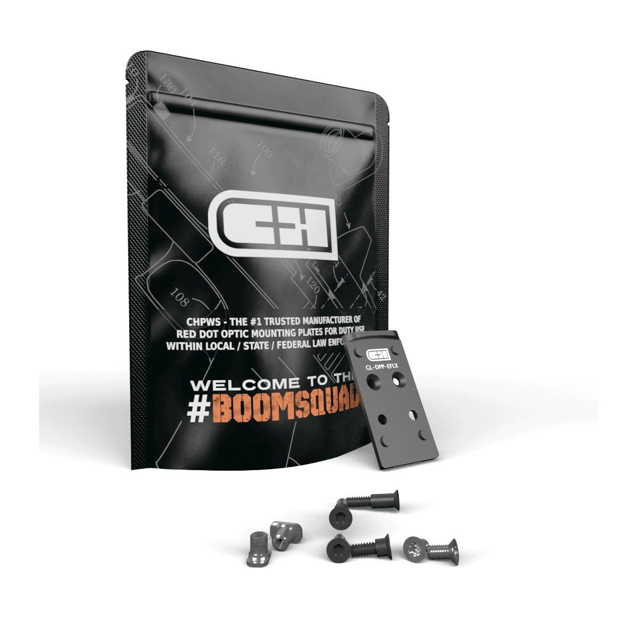 C&H Optics Adapter Plate for Glock MOS for Delta Point Pro & EOTech EFLX