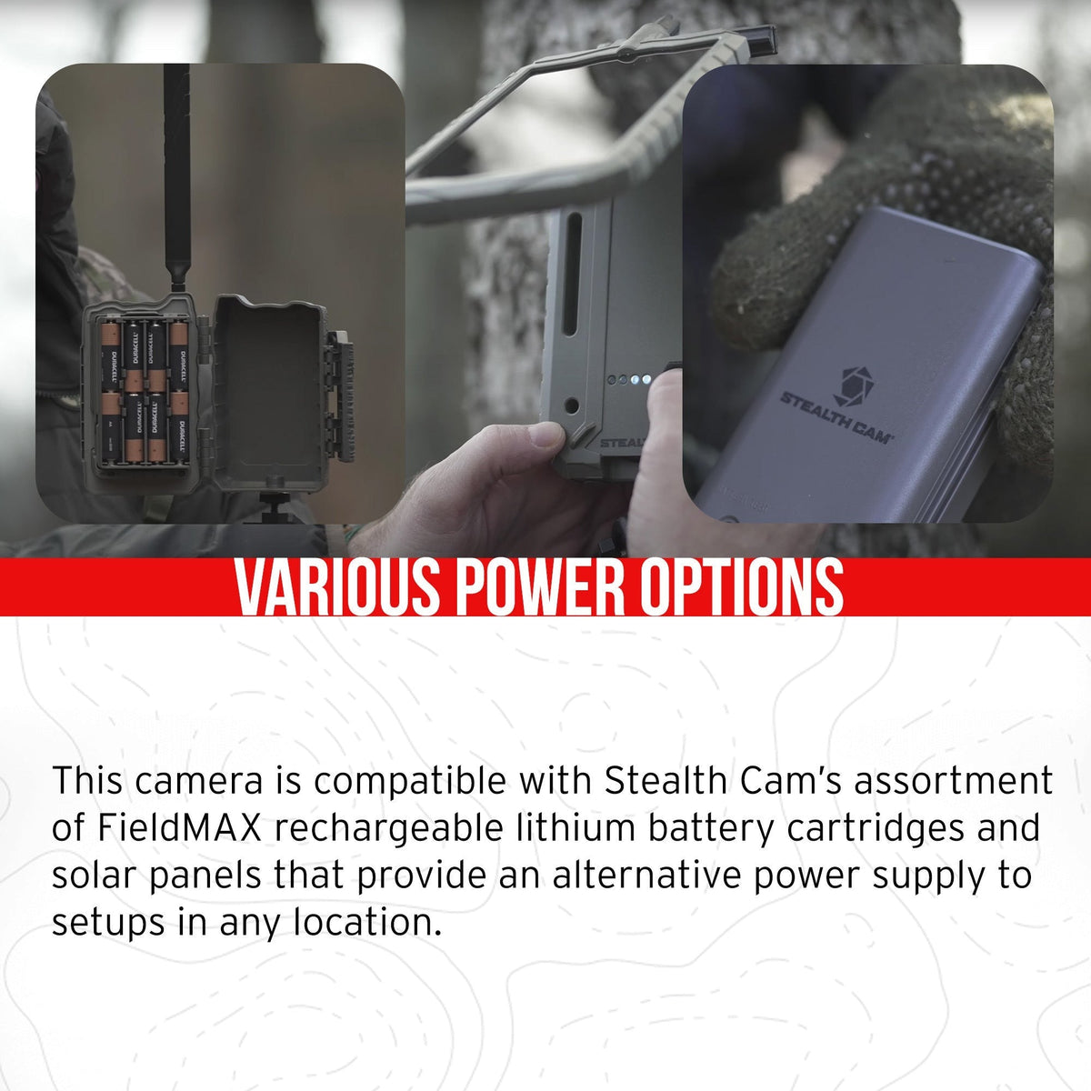 Stealth Cam 36MP Fusion Max Cellular Trail Camera 4-Pack with Fieldmax Lithium 4-Pack Bundle